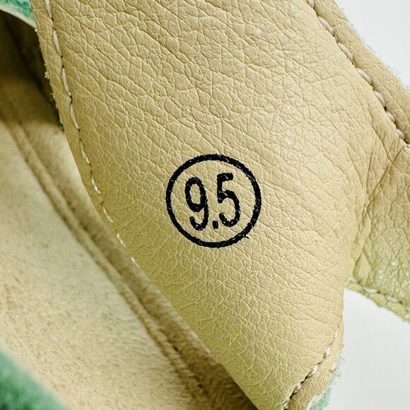 Skechers Women's Parallel Stylin Mint Green Suede Wedge Sandals Size 9.5 - Picture 13 of 13